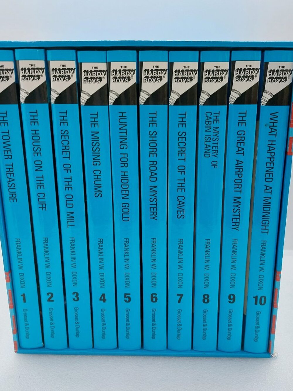 The Hardy Boys Book Collection 10 Hardcover Books 1-10 Franklin W Dixon Box Set